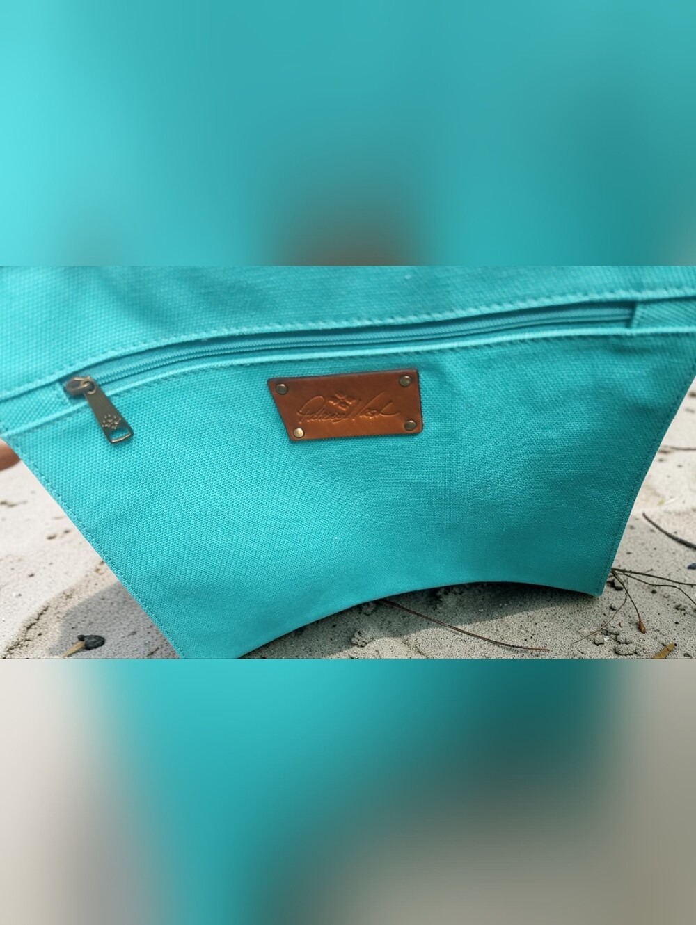 Patricia Nash Chennai Woven Tote With Tan Handles - Picture 9 of 16